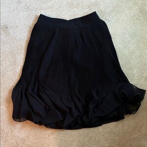 Chic Black A-Line Skirt